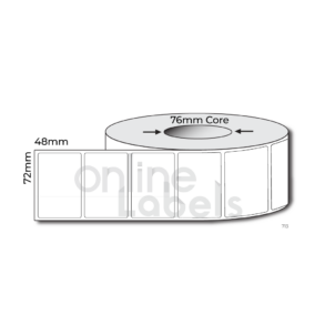 72mm x 48mm - Thermal Direct & Thermal Transfer
