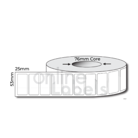 53mm x 25mm - Thermal Direct & Thermal Transfer