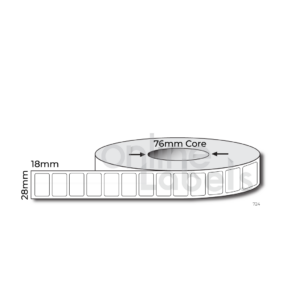 28mm x 18mm - Thermal Direct & Thermal Transfer