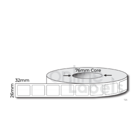 26mm x 32mm - Thermal Direct & Thermal Transfer
