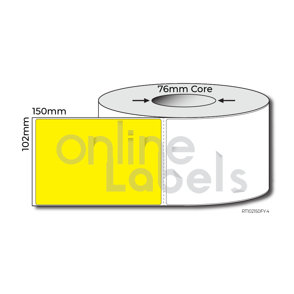 Citizen Label Metrics thermique Direct Blanc uni 100 x 150 mm étiquettes pour Zebra Toshiba   20 rouleaux 5 000 étiquettes 