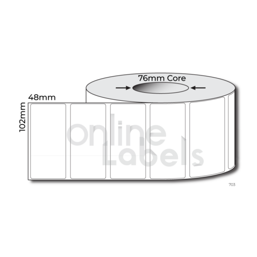 102mm x 48mm - Thermal Direct & Thermal Transfer