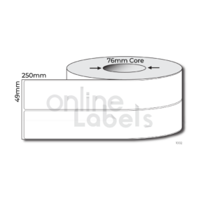 49mm x 250mm - Thermal Direct & Thermal Transfer