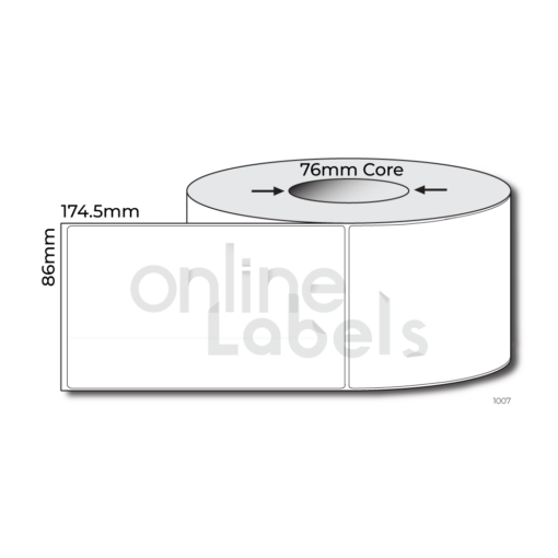 86mm x 174.5mm - Thermal Direct & Thermal Transfer
