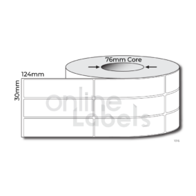 30mm x 124mm - Thermal Direct & Thermal Transfer
