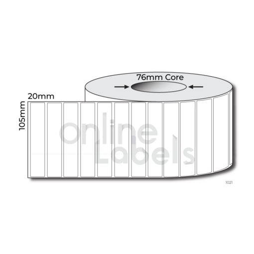 105mm x 20mm - Thermal Direct & Thermal Transfer