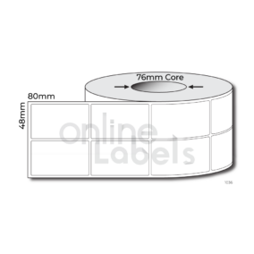 48mm x 80mm - Thermal Direct & Thermal Transfer