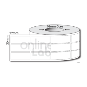 30mm x 77mm - Thermal Direct & Thermal Transfer