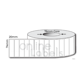 74mm x 20mm - Thermal Direct & Thermal Transfer