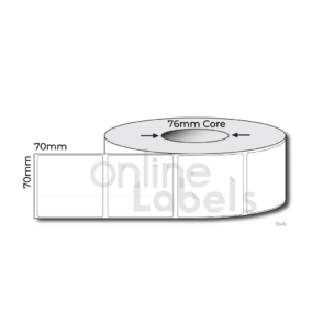 70mm x 70mm - Thermal Direct & Thermal Transfer
