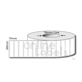 69mm x 17mm - Thermal Direct & Thermal Transfer