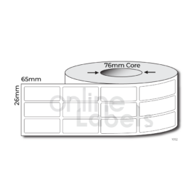 26mm x 65mm - Thermal Direct & Thermal Transfer