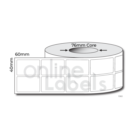 60mm x 40mm - Thermal Direct & Thermal Transfer