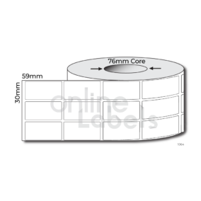 30mm x 59mm - Thermal Direct & Thermal Transfer