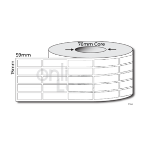 15mm x 59mm - Thermal Direct & Thermal Transfer