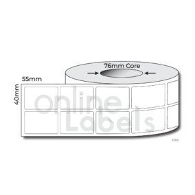 40mm x 55mm - Thermal Direct & Thermal Transfer
