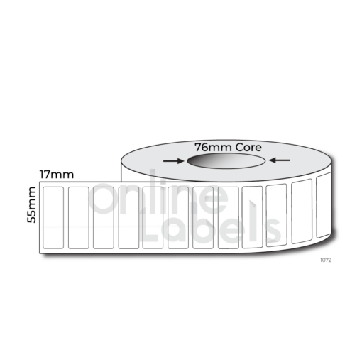 55mm x 17mm - Thermal Direct & Thermal Transfer