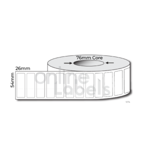 54mm x 26mm - Thermal Direct & Thermal Transfer