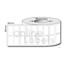 50mm x 26mm - Thermal Direct & Thermal Transfer