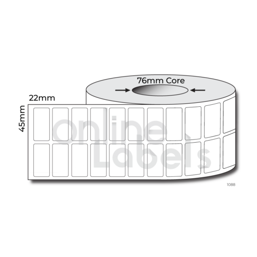 45mm x 22mm - Thermal Direct & Thermal Transfer