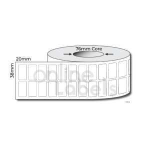 38mm x 20mm - Thermal Direct & Thermal Transfer