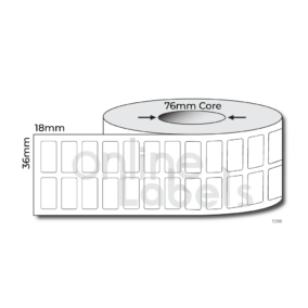 36mm x 18mm - Thermal Direct & Thermal Transfer
