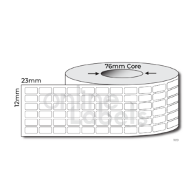 12mm x 23mm - Thermal Direct & Thermal Transfer