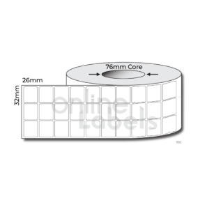 32mm x 26mm - Thermal Direct & Thermal Transfer
