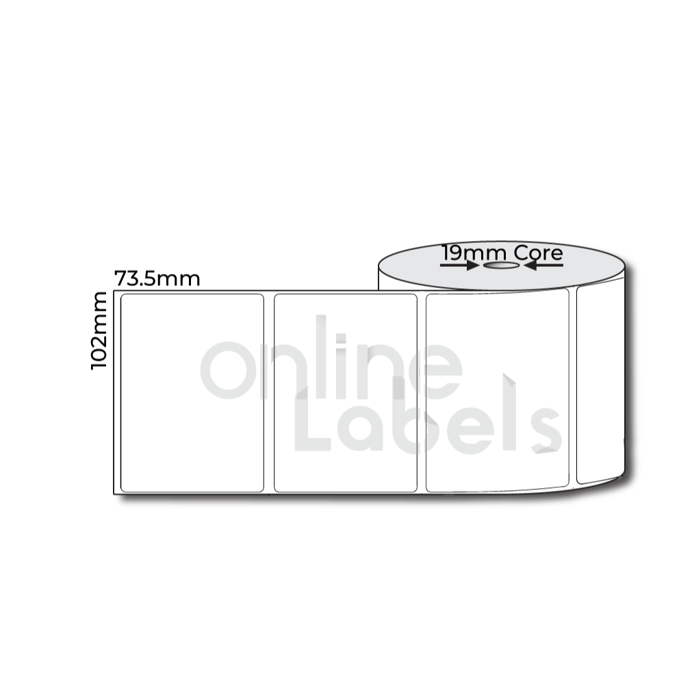 Thermal Labels Compatible With Amazon FBA 1000 Labels Per Roll 1" X 2" Self Adhesive Sticky Labels For Business Compatible With Zebra Printer